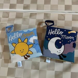 Jellycat Hello Sun & Hello Moon Fabric Books